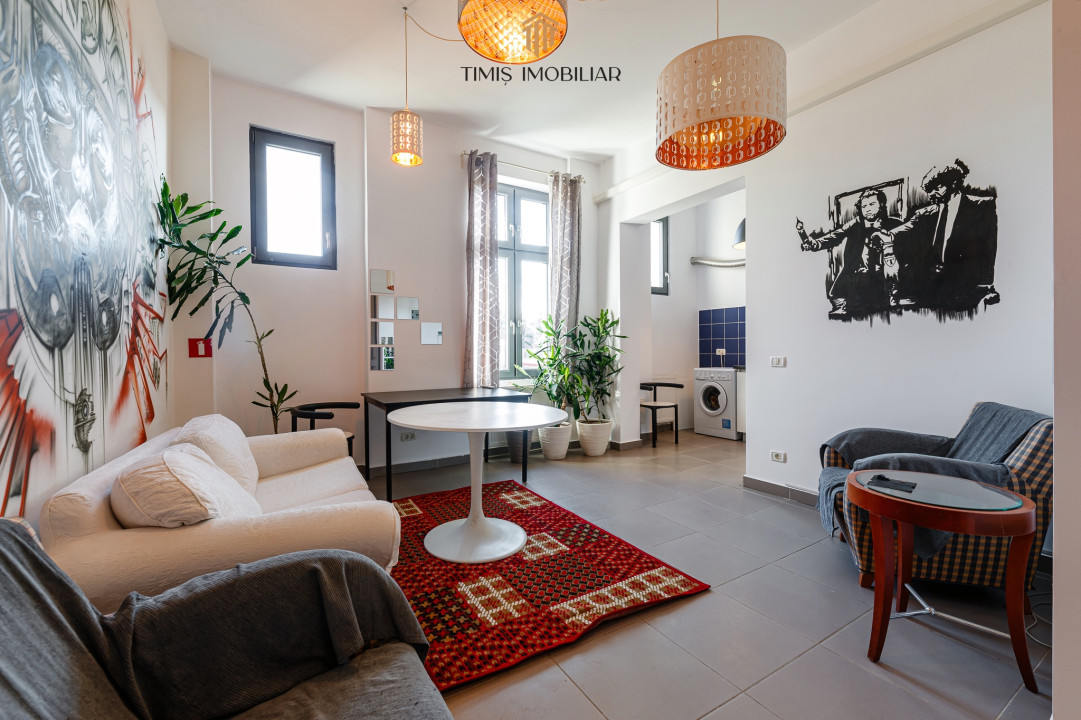 Apartament in Cladire Istorica renovata - 2 camere, gradina interioara