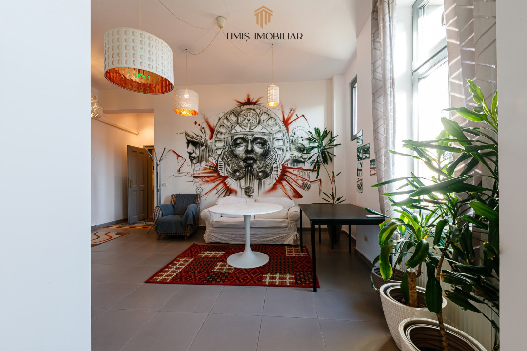 Apartament in Cladire Istorica renovata - 2 camere, gradina interioara