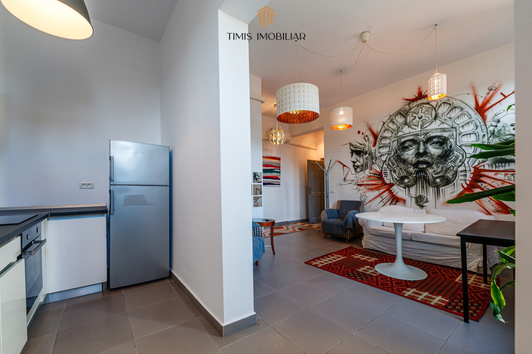 Apartament in Cladire Istorica renovata - 2 camere, gradina interioara