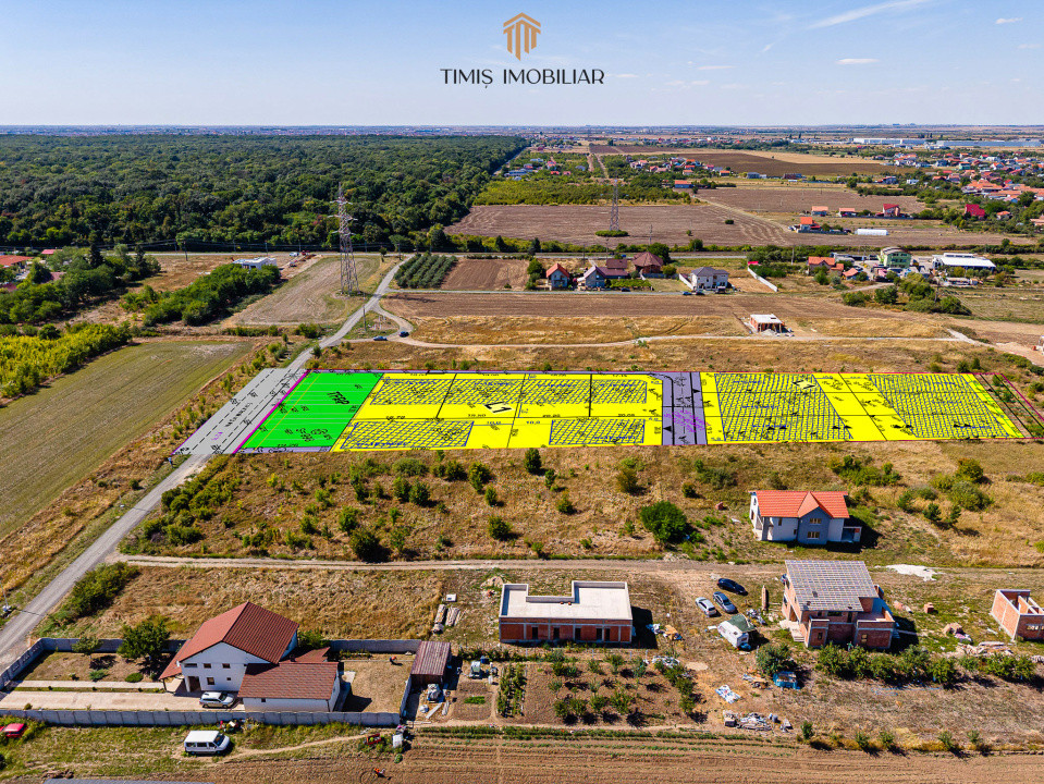Proiect rezidențial de vânzare – pachet 12 parcele langa Padurea Verde