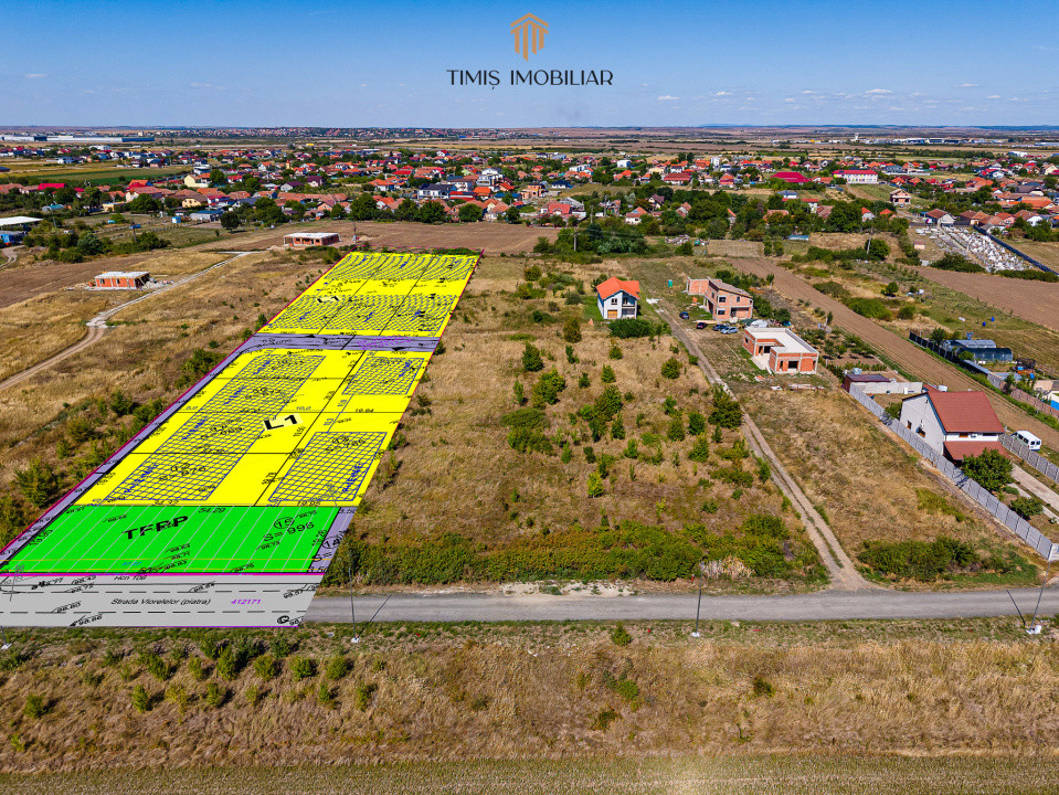 Proiect rezidențial de vânzare – pachet 12 parcele langa Padurea Verde