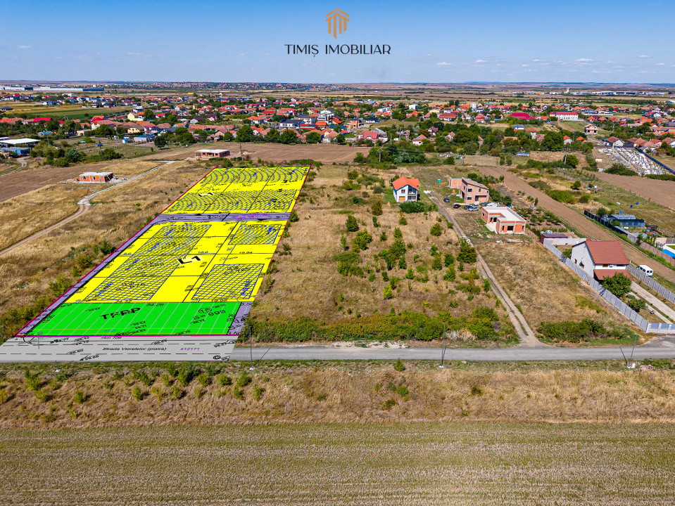 Proiect rezidențial de vânzare – pachet 12 parcele langa Padurea Verde