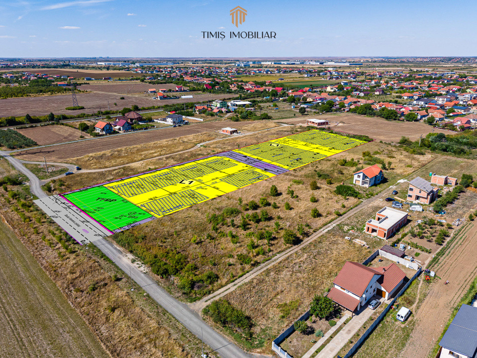 Proiect rezidențial de vânzare – pachet 12 parcele langa Padurea Verde