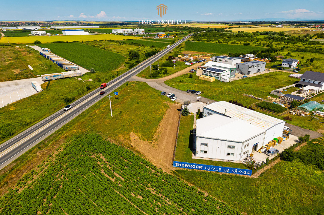 Spațiu comercial de închiriat – Dumbrăvița, acces direct din DNCT