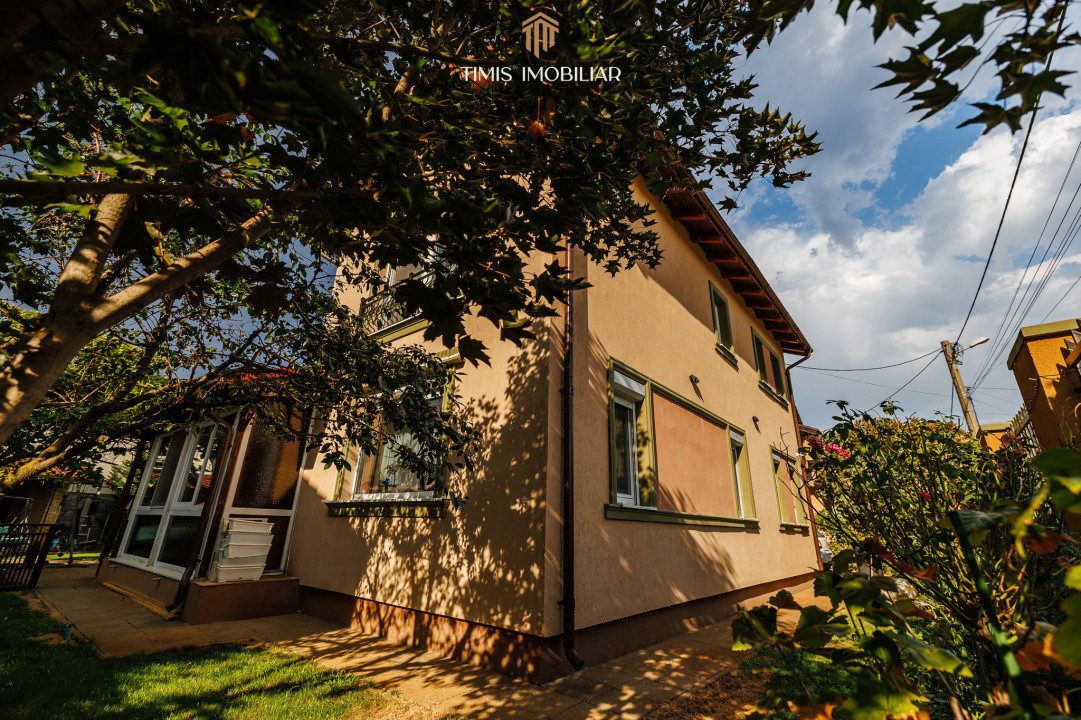 Casă individuală + casă de oaspeți, teren 555 mp – Giroc | Comision 0%