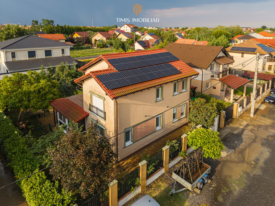 Casă individuală + casă de oaspeți, teren 555 mp – Giroc | Comision 0%