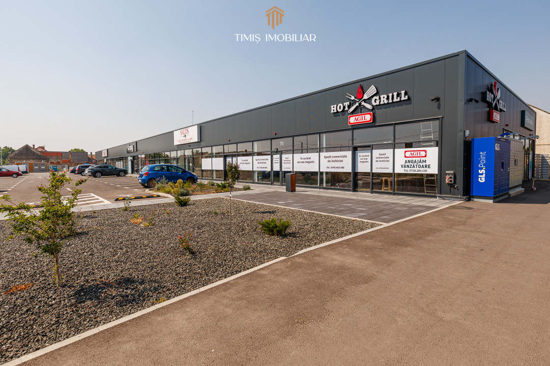 Spații comerciale 100–300 mp | Retail Park Jimbolia, lângă Lidl