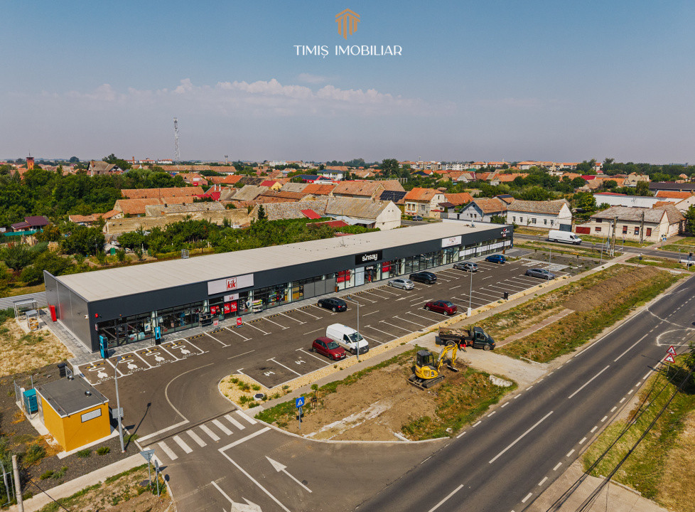 Spații comerciale 100–300 mp | Retail Park Jimbolia, lângă Lidl