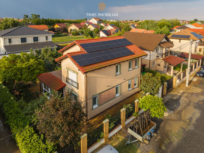 Casă individuală + casă de oaspeți, teren 555 mp – Giroc | Comision 0%