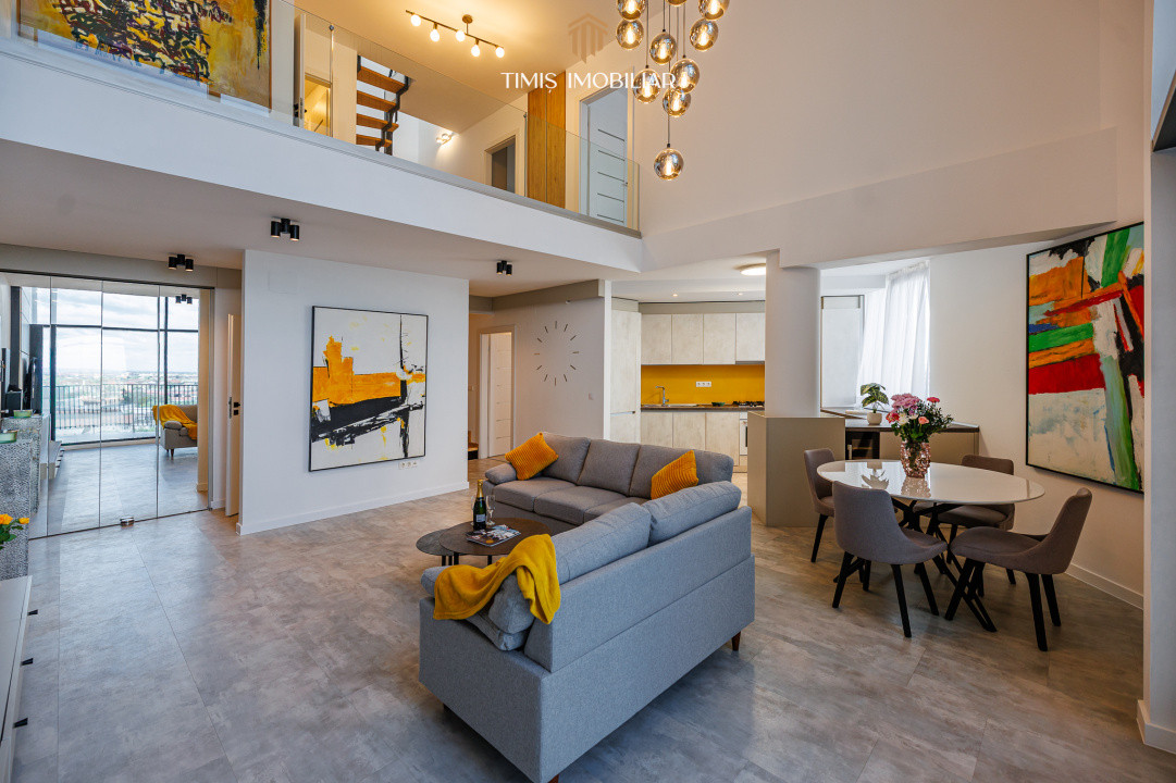 Penthouse cu terasă rooftop, Uranus Plaza – 145 mp utili