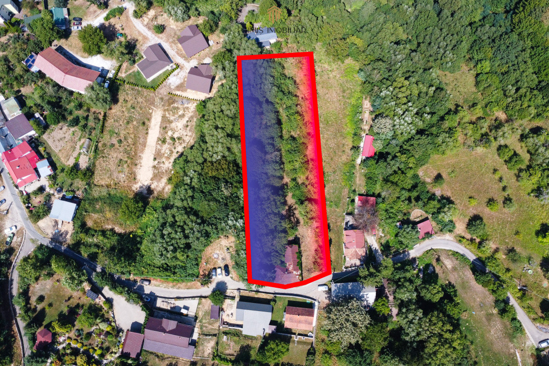 Teren 4.173 mp, front 60 m – Văliug, aproape de Lacul Gozna