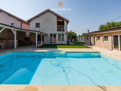 Casă individuală cu piscină, anexă și teren de 647 mp – Săcălaz