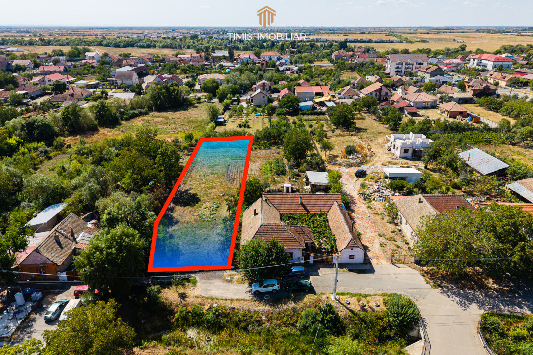 Teren 1.340 mp pentru casă – central, Remetea Mare | Comision 0%