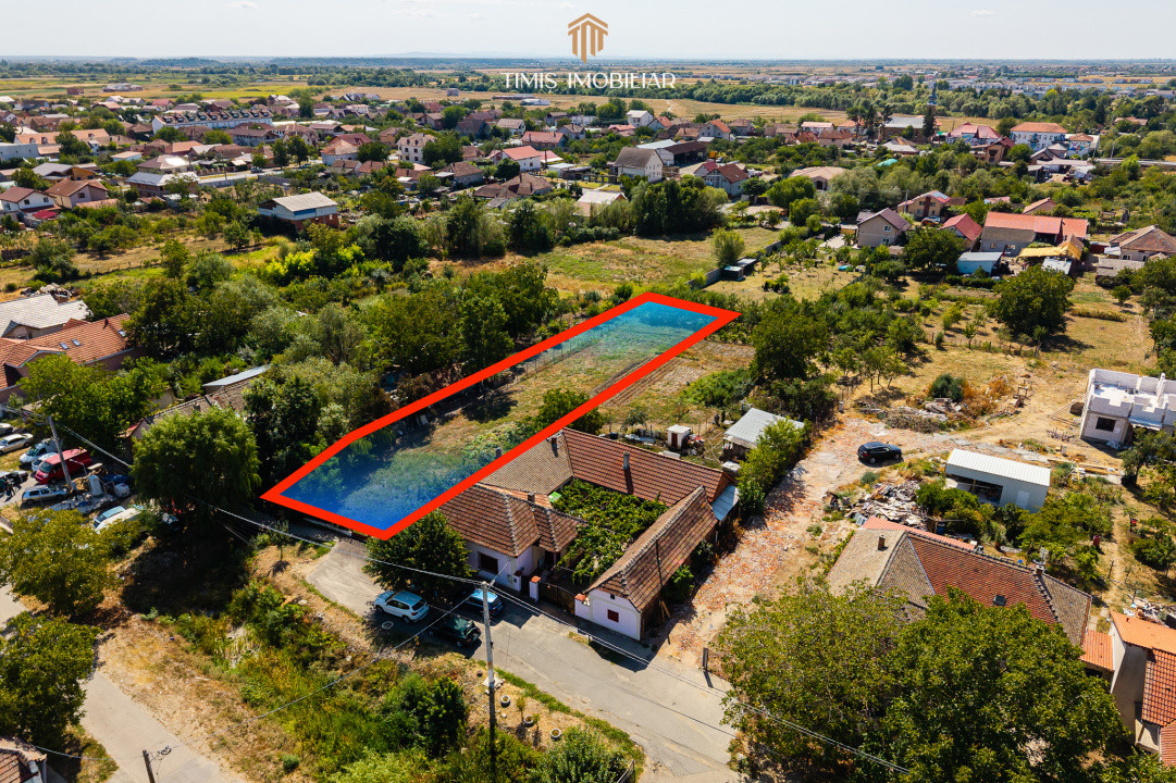 Teren 1.340 mp pentru casă – central, Remetea Mare | Comision 0%