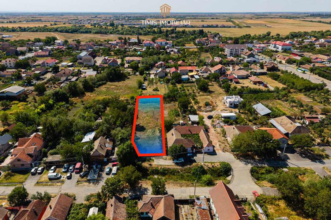 Teren 1.340 mp pentru casă – central, Remetea Mare | Comision 0%