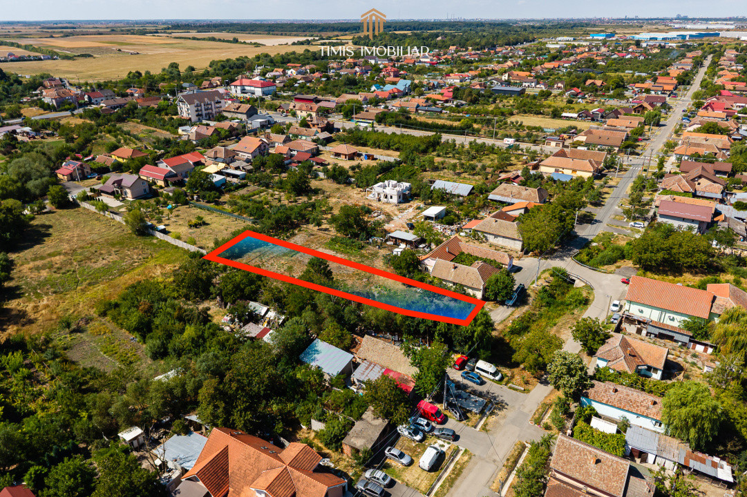 Teren 1.340 mp pentru casă – central, Remetea Mare | Comision 0%