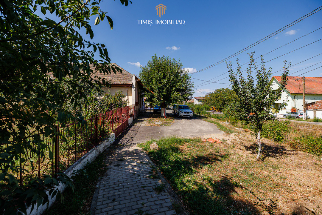 Teren 1.340 mp pentru casă – central, Remetea Mare | Comision 0%