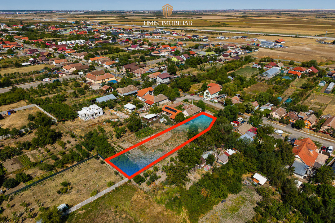Teren 1.340 mp pentru casă – central, Remetea Mare | Comision 0%