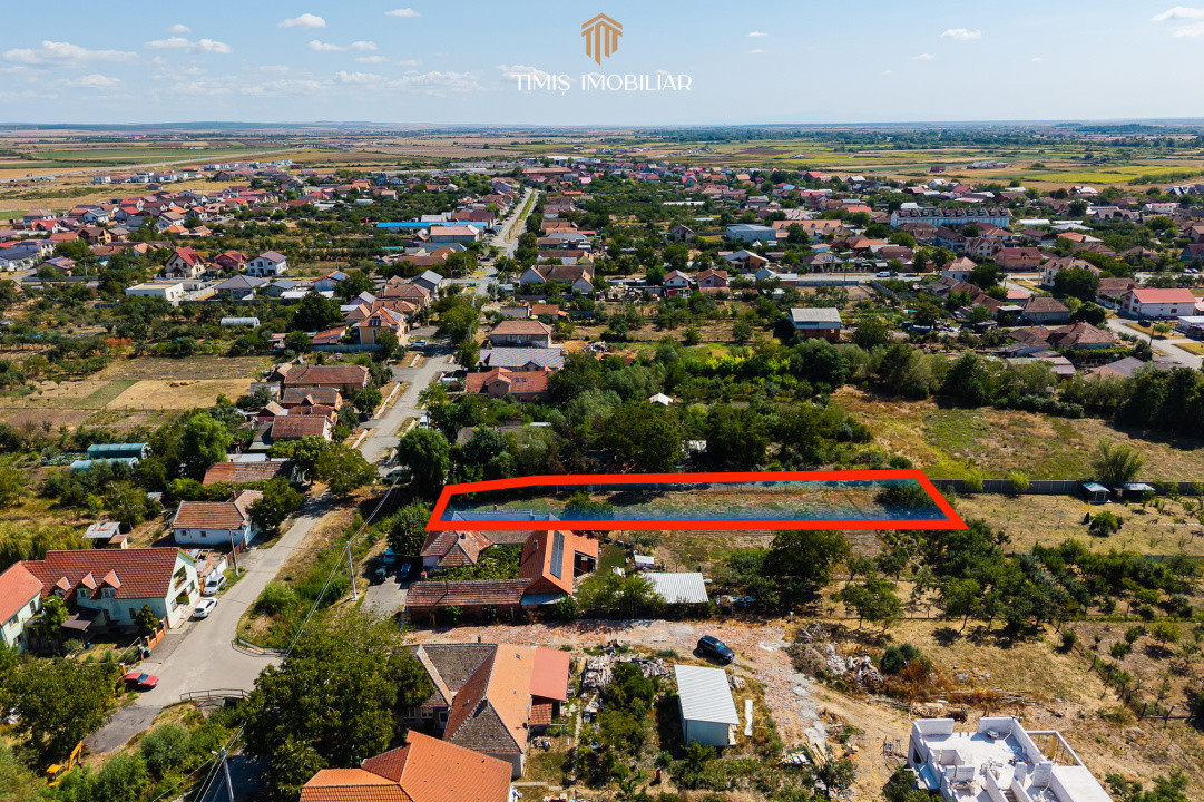 Teren 1.340 mp pentru casă – central, Remetea Mare | Comision 0%