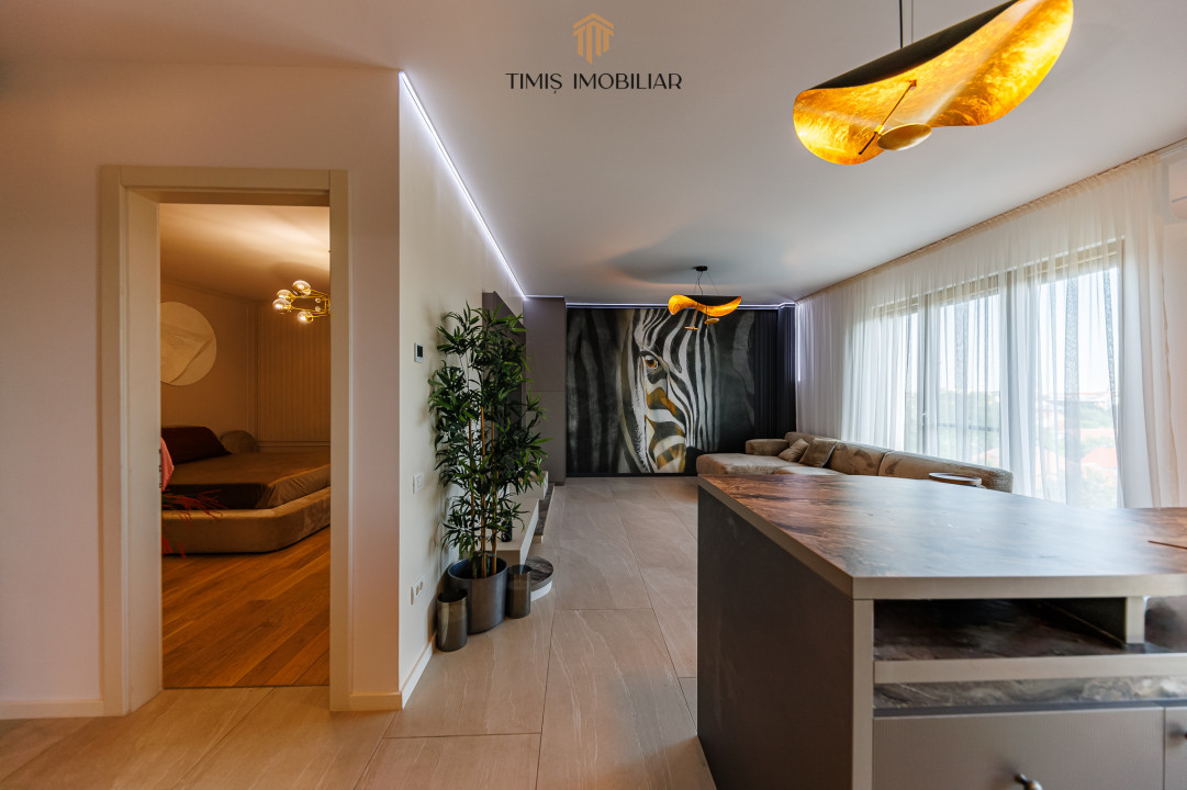 Apartament de lux cu 3 camere - Mobilat & Utiliat | Parcare subterana