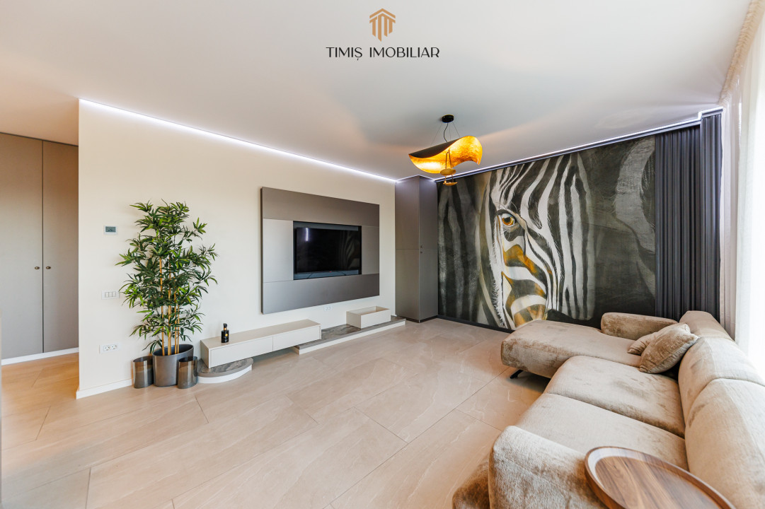 Apartament de lux cu 3 camere - Mobilat & Utiliat | Parcare subterana