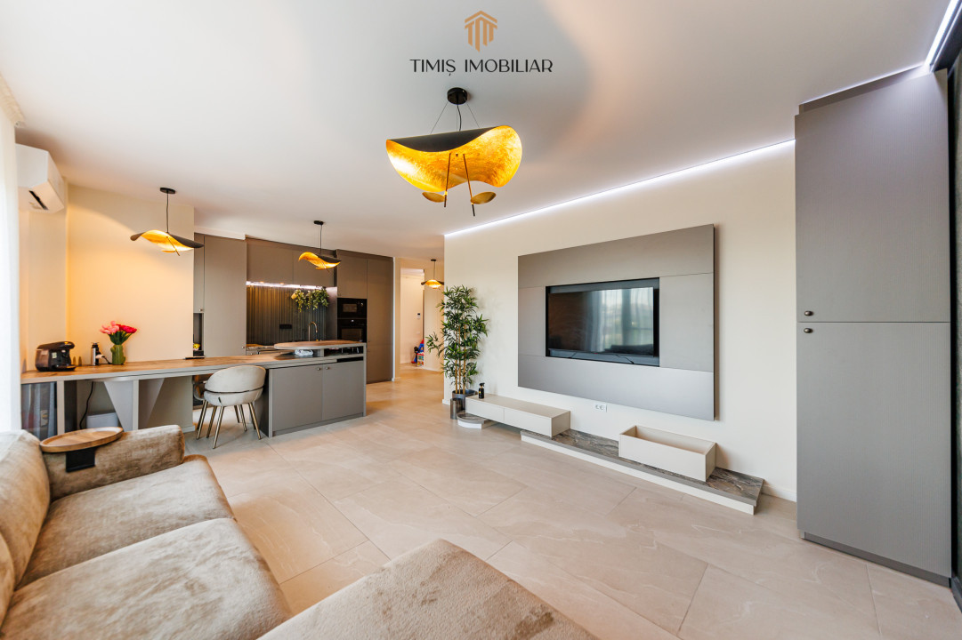 Apartament de lux cu 3 camere - Mobilat & Utiliat | Parcare subterana
