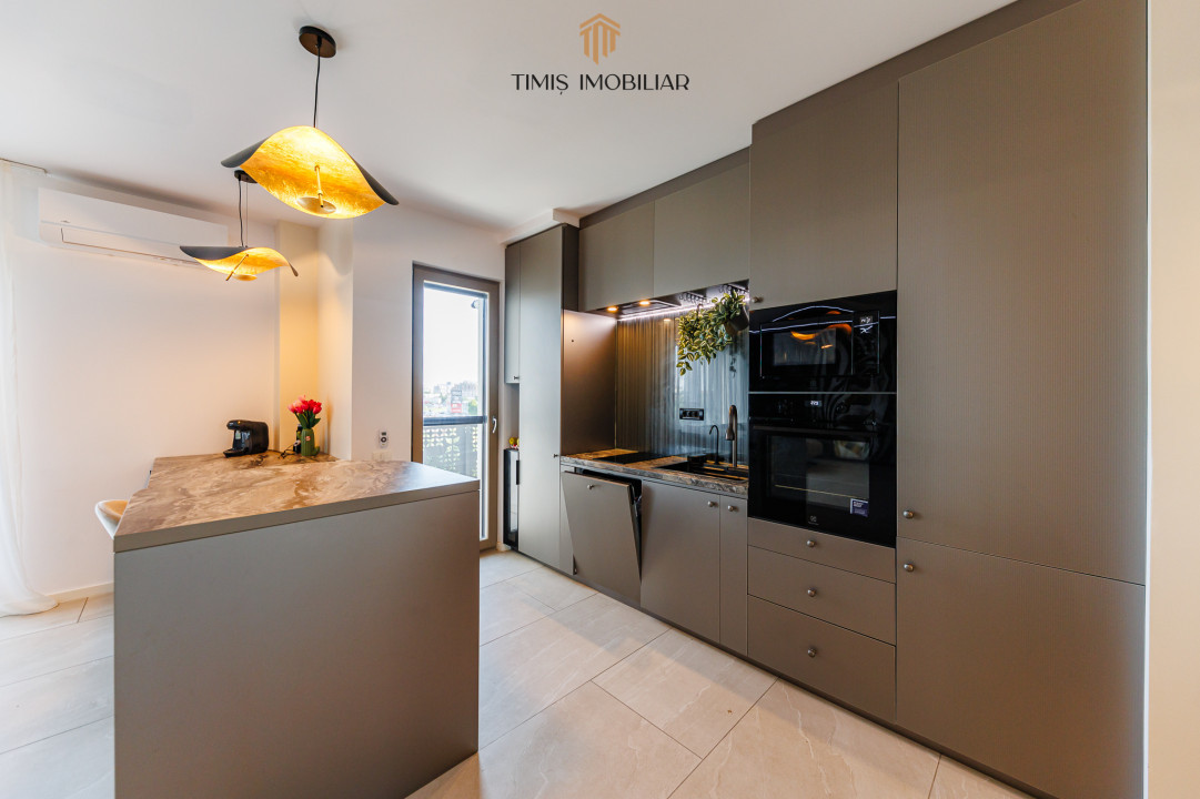 Apartament de lux cu 3 camere - Mobilat & Utiliat | Parcare subterana