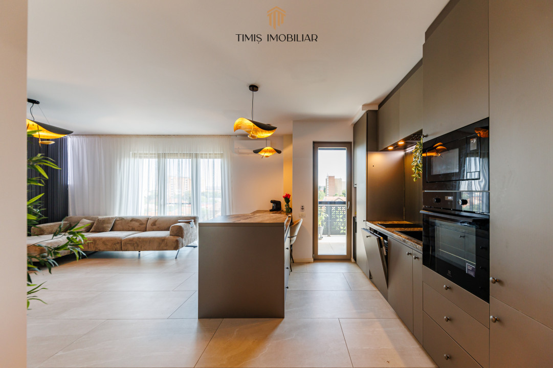 Apartament de lux cu 3 camere - Mobilat & Utiliat | Parcare subterana
