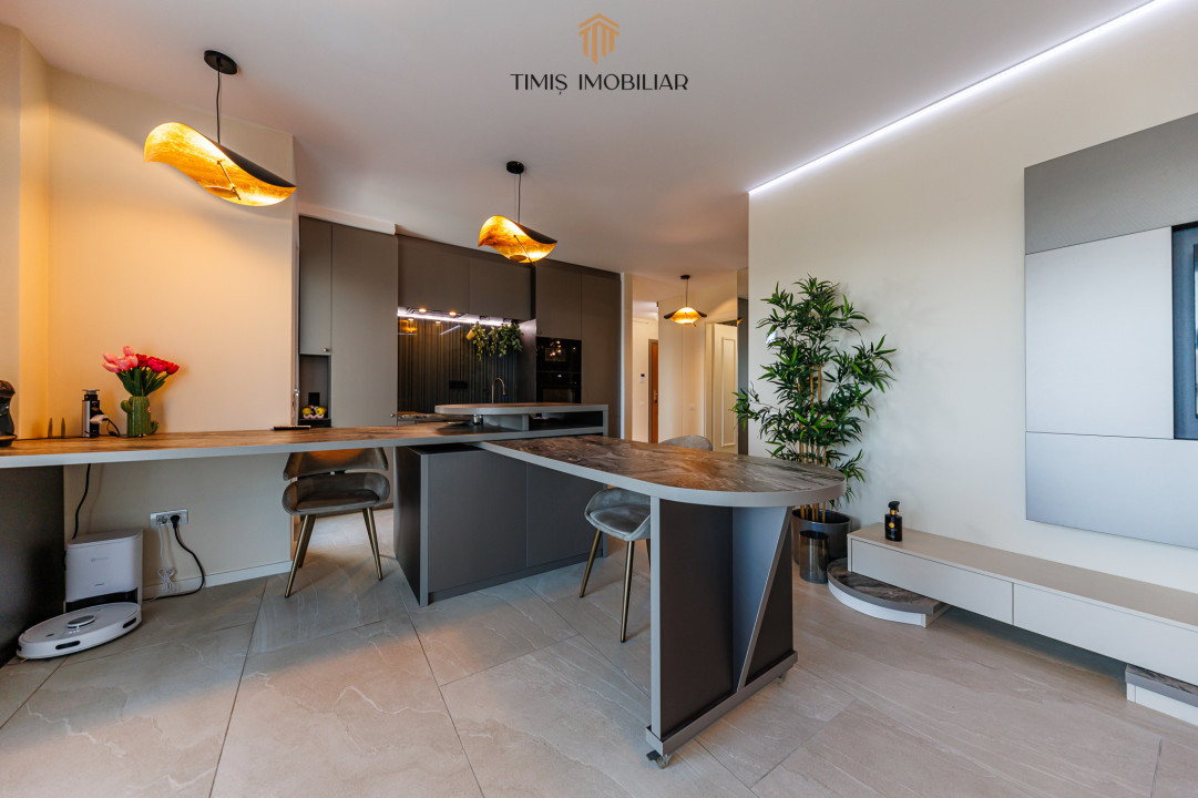 Apartament de lux cu 3 camere - Mobilat & Utiliat | Parcare subterana