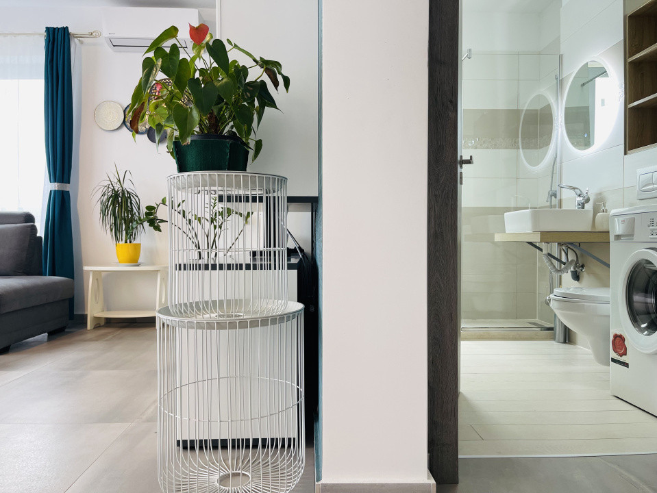 Curte 100 mp | Apartament modern, 55 mp | Parcare si Comision 0%