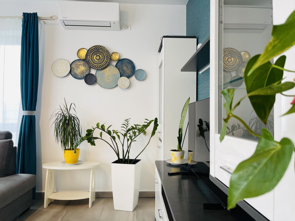 Curte 100 mp | Apartament modern, 55 mp | Parcare si Comision 0%