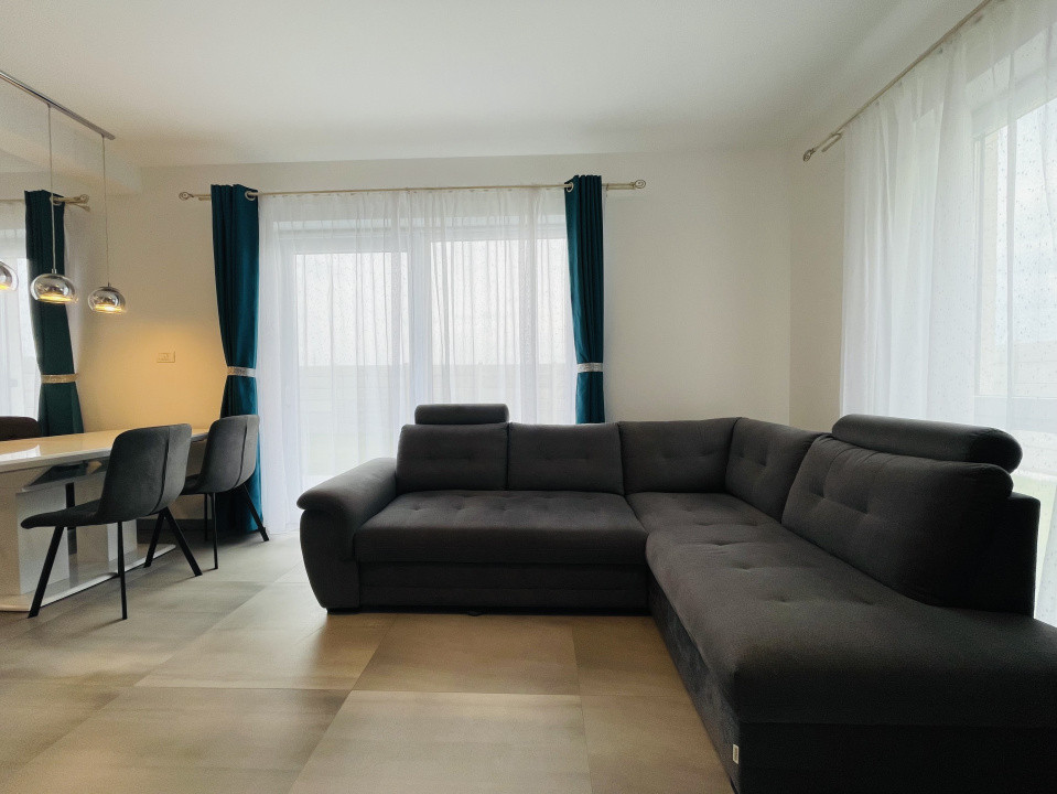 Curte 100 mp | Apartament modern, 55 mp | Parcare si Comision 0%