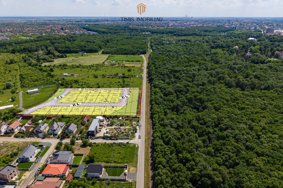 Parcele la liziera Pădurii – între Timișoara și Ghiroda/Giarmata Vii