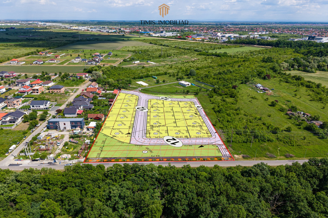 Parcele la liziera Pădurii – între Timișoara și Ghiroda/Giarmata Vii