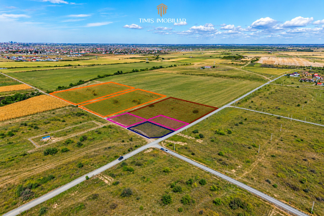 Terenuri 620–767 mp, CF individual – Moșnița Nouă | 0% comision