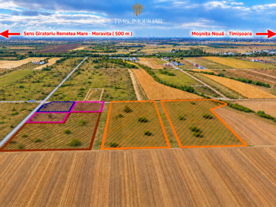 Terenuri 620–767 mp, CF individual – Moșnița Nouă | 0% comision