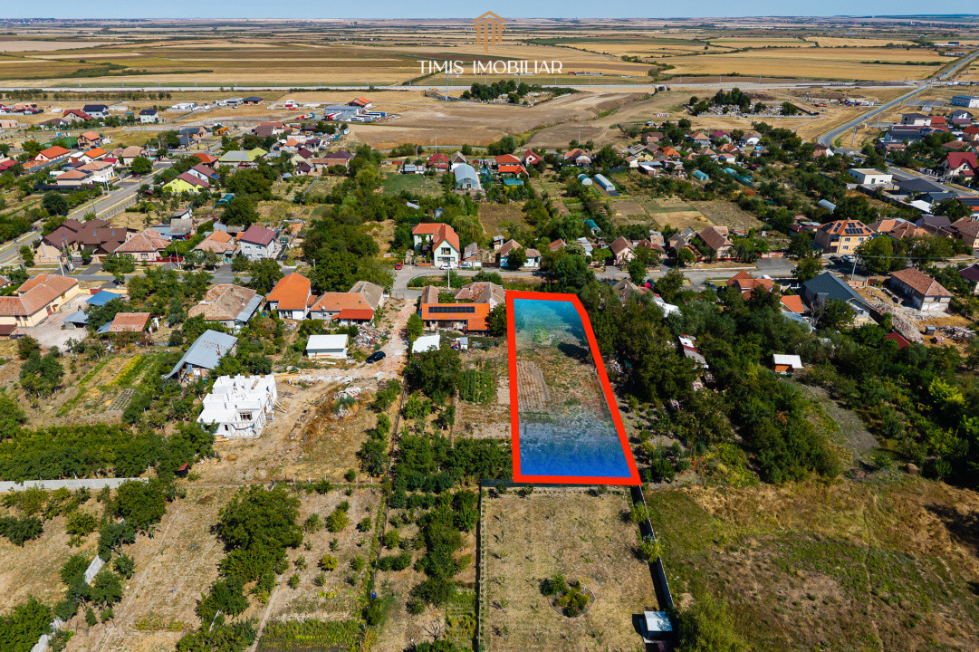 Teren 1.340 mp pentru casă – central, Remetea Mare 