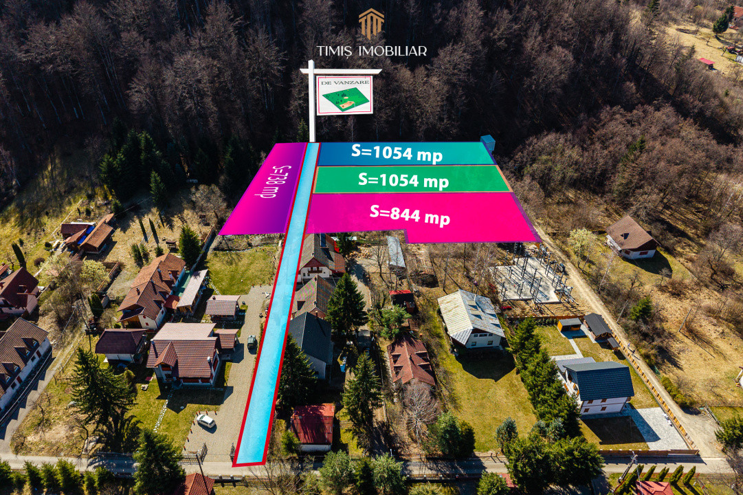 Central - 4 terenuri cu deschidere directa la padure – Poiana Mărului