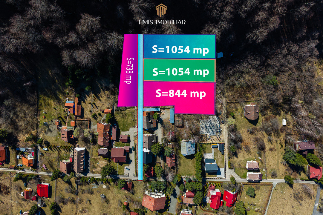 4 terenuri cu deschidere directa la padure – Poiana Marului
