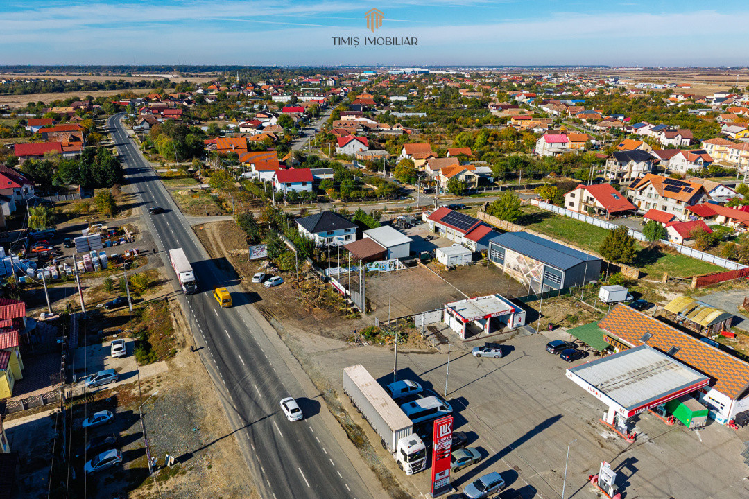 Hală 200 mp, teren 1.350 mp, acces direct DN6 – Remetea Mare