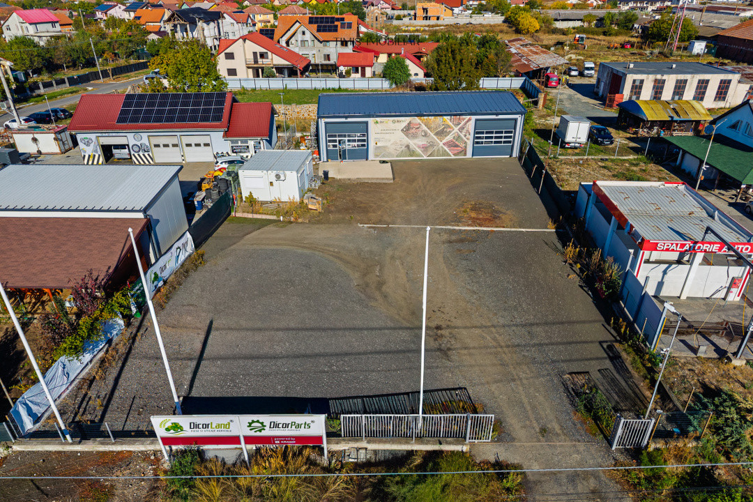 Hală 200 mp, teren 1.350 mp, acces direct DN6 – Remetea Mare