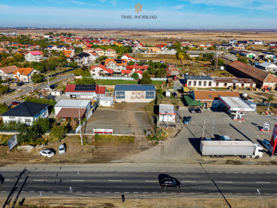 Hală 200 mp, teren 1.350 mp, acces direct DN6 – Remetea Mare