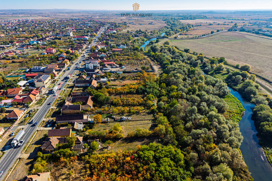 Casă individuală, teren 1.929 mp, acces spre Bega – Remetea Mare