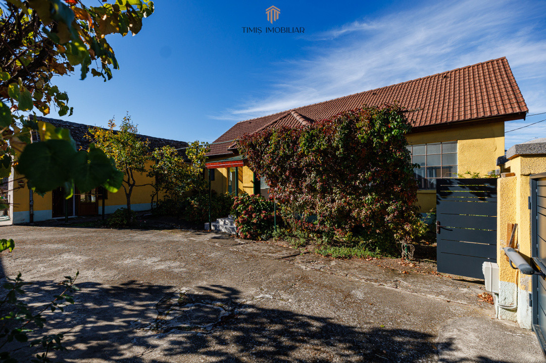 Casă individuală, teren 1.929 mp, acces spre Bega – Remetea Mare