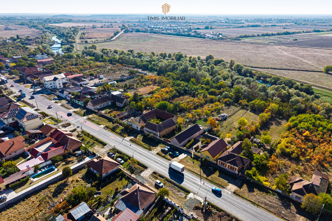 Casă individuală, teren 1.929 mp, acces spre Bega – Remetea Mare