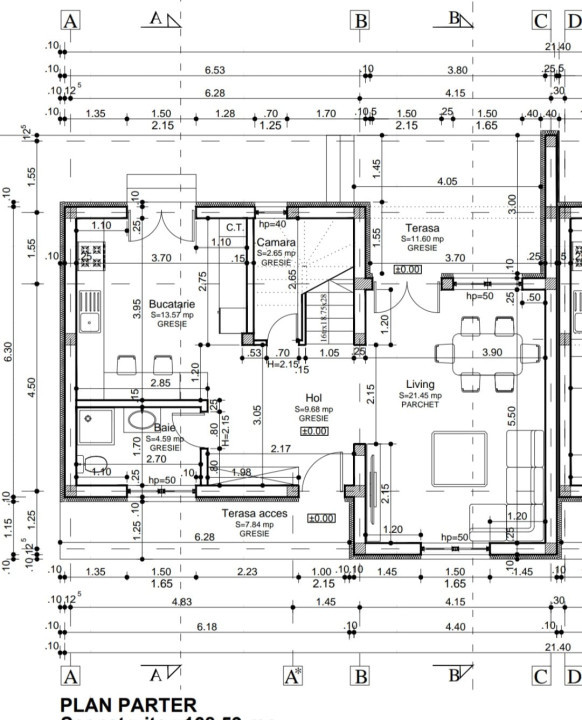 Cartierul Primaverii - Duplex cu Suprafata utila 125 mp, 3 dormitoare 
