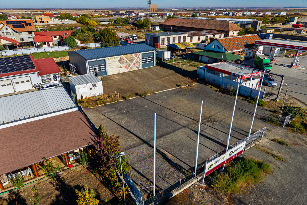Hală 200 mp, teren 1.350 mp, acces direct DN6 – Remetea Mare