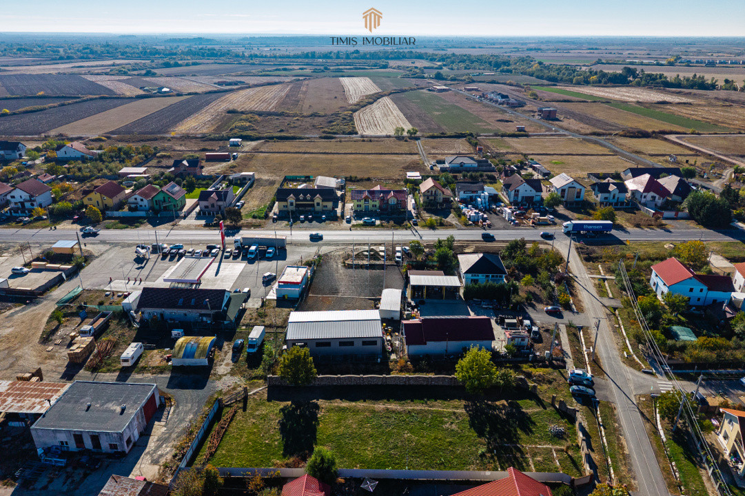 Hală 200 mp, teren 1.350 mp, acces direct DN6 – Remetea Mare