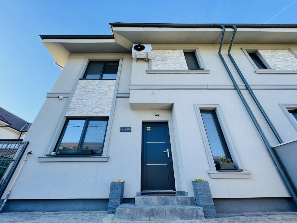 Duplex mediteranean cochet, 3 dormitoare, teren 364 mp, Săcălaz