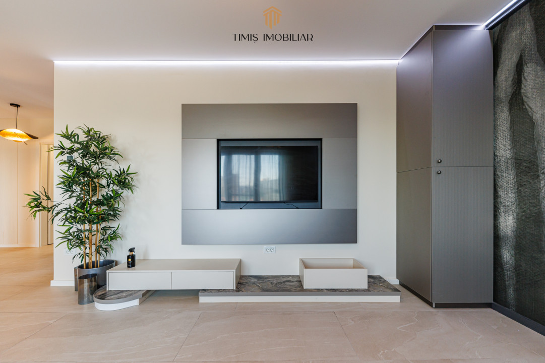 Apartament de lux cu 3 camere - Mobilat & Utiliat | Parcare subterana